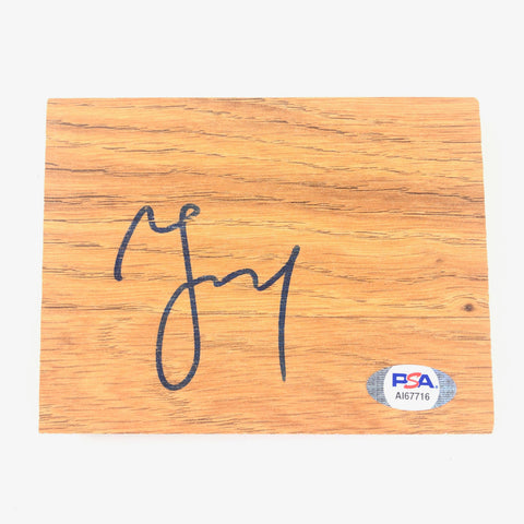 Jonas Valanciunas Signed Floorboard PSA/DNA Autographed