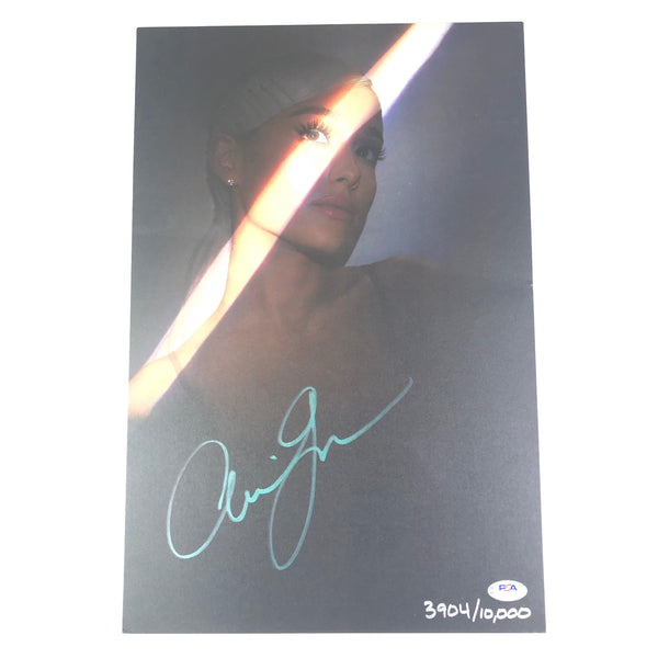 Ariana Grande Signed 11x16 Poster PSA/DNA Sweetener Lithograph LE