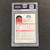 1994-95 Skybox NBA Hoops #29 Pete Myers Signed Card AUTO PSA Slabbed