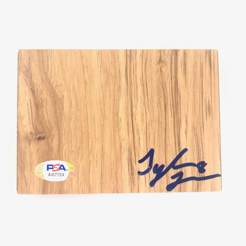 Tyler Johnson Signed Floorboard PSA/DNA Autographed Brooklyn Nets
