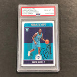 2017-18 NBA Hoops #290 Dwayne Bacon Signed Card AUTO 10 PSA/DNA Slabbed RC Hornets