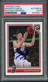 2016-17 Panini Complete #371 Mason Plumlee Signed Card AUTO PSA Slabbed Blazers