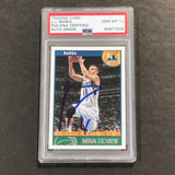 2013-14 NBA Hoops #132 JJ Barea Signed Card AUTO 10 PSA/DNA Slabbed Timberwolves