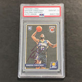 2015-16 Panini Complete #318 Rakeem Christmas Signed Card AUTO 10 PSA Slabbed RC Pacers