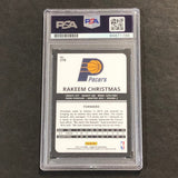 2015-16 Panini Complete #318 Rakeem Christmas Signed Card AUTO 10 PSA Slabbed RC Pacers