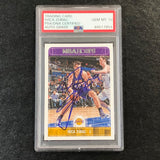 2017-18 NBA Hoops #111 Ivica Zubac Signed Card AUTO 10 PSA Slabbed Lakers