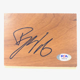 Paul Zipser Signed Floorboard PSA/DNA Autographed Chicago Bulls