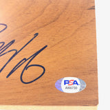 Paul Zipser Signed Floorboard PSA/DNA Autographed Chicago Bulls