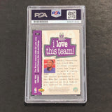 1995-96 Upper Deck Collector's Choice #380 Vin Baker Signed Card AUTO 10 PSA/DNA Slabbed Bucks