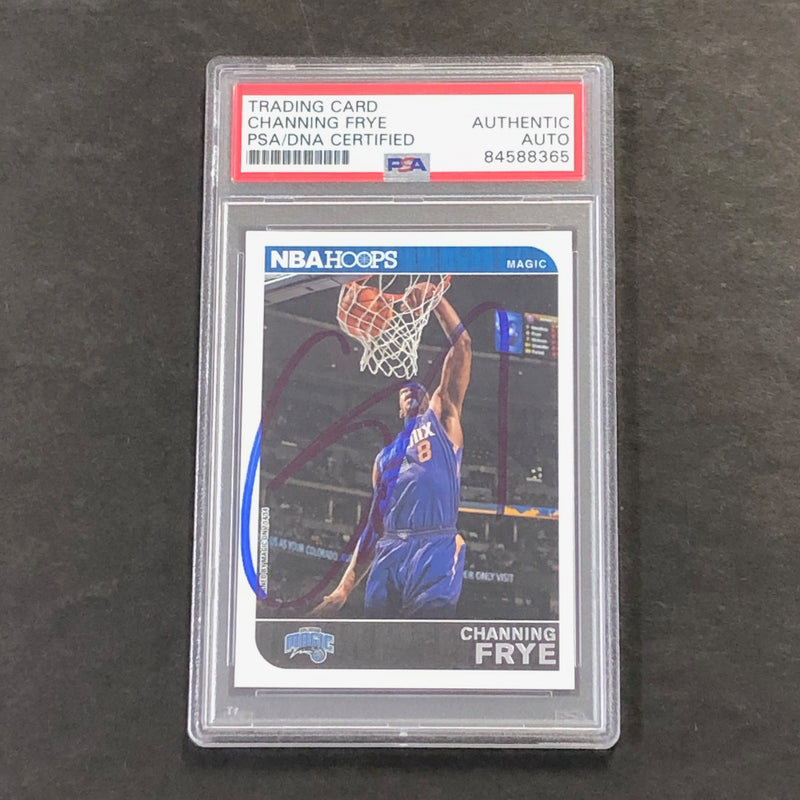 2014-15 NBA Hoops #254 Channing Fry Signed Card AUTO PSA Slabbed Magic