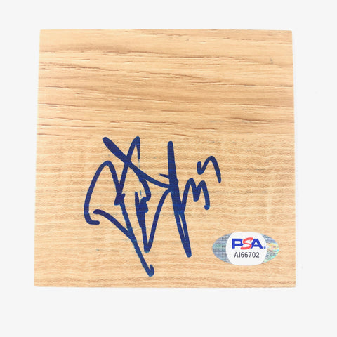 Dante Cunningham signed Floorboard PSA/DNA San Antonio Spurs autographed