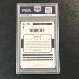 2015 NBA Hoops #138 Rudy Gobert Signed Card AUTO 10 PSA Slabbed Jazz