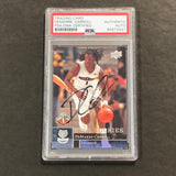 2009-10 Upper Deck Star Rookies #209 DeMarre Carroll Signed Card PSA Slabbed Grizzlies