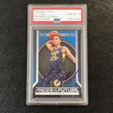 2017-18 NBA Hoops Faces of the Future #18 TJ Leaf Signed Card AUTO 10 PSA Slabbed Pacers