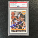 2013-14 NBA HOOPS #217 Boris Diaw Signed Card AUTO 10 PSA Slabbed Spurs