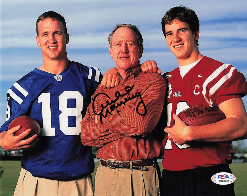 ARCHIE MANNING signed 8x10 photo PSA/DNA New Orleans Saints Autographed