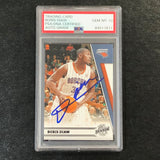 2010-11 Panini Season Update #74 Boris Diaw Signed Card AUTO 10 PSA Slabbed Bobcats