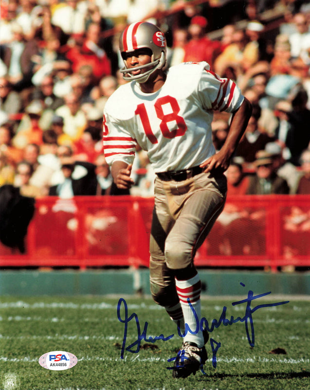 GENE WASHINGTON signed 8x10 photo PSA/DNA San Francisco 49ers Autographed
