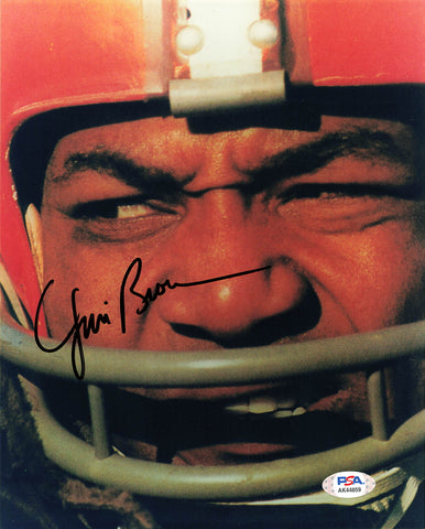 Jim Brown signed 8x10 photo PSA/DNA Cleveland Browns Autographed