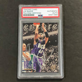 1996-97 Fleer Skybox #301 Vin Baker Signed Card PSA/DNA Slabbed Bucks