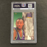 1996-97 Fleer Skybox #301 Vin Baker Signed Card PSA/DNA Slabbed Bucks