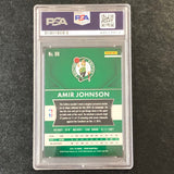 2015-16 Panini Prizm #88 Amir Johnson Signed Card AUTO 10 PSA Slabbed Celtics