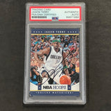2012-13 NBA Hoops #41 Jason Terry Signed Card PSA Slabbed Mavericks