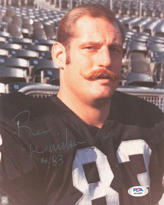 BEN DAVIDSON signed 8x10 photo PSA/DNA Oakland Raiders Autographed