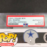 Mel Renfro Signed Tom Landry Funko Pop PSA/DNA Encapsulated Autographed Dallas Cowboys