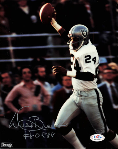 WILLIE BROWN signed 8x10 photo PSA/DNA Oakland Raiders Autographed