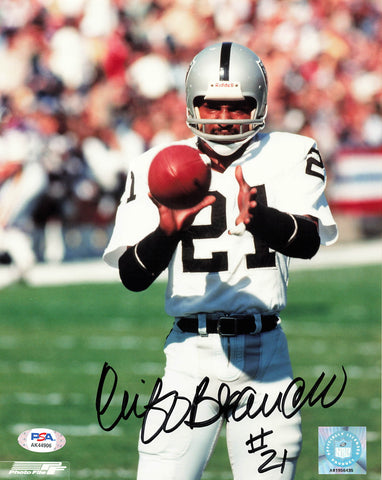 CLIFF BRANCH signed 8x10 photo PSA/DNA Oakland Raiders Autographed