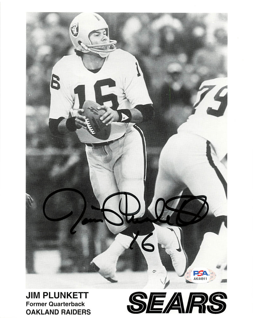 Jim Plunkett signed 8x10 photo PSA/DNA Oakland Raiders Autographed – Golden  State Memorabilia