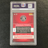 2015-16 Panini Prizm #337 Norman Powell Signed Card AUTO PSA Slabbed RC Raptors