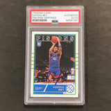 2020-21 Chronicles Classics #637 Saddiq Bey Signed Card AUTO PSA Slabbed RC Pistons