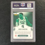 2016-17 Contenders Draft Picks Class Reunion #12 Denzel Valentine Signed Card AUTO PSA Slabbed Michigan