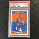 2017-18 NBA Hoops #258 Frank Ntilikina Signed Card AUTO PSA Slabbed RC Knicks