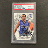 2013-14 Panini Crusade #143 Ray McCallum Signed Card Auto 10 PSA Slabbed RC Kings