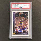 1993-94 Upper Deck #409 Tony Smith Signed Card Auto 10 PSA Slabbed Lakers