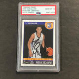 2013-14 NBA Hoops #276 Ray McCallum Signed Card AUTO GRADE 10 PSA Slabbed RC Kings