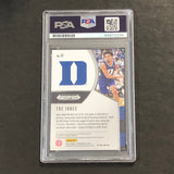 2020 Panini Green Prizm Draft Picks #37 Tre Jones Signed Card AUTO PSA/DNA Slabbed RC Duke