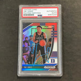 2020-21 Panini Blue White and Red Prizm Draft Picks #77 Tre Jones Signed Card AUTO PSA/DNA Slabbed RC Duke