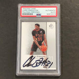 2011-12 SP Authentic #38 Chris Singleton Signed Card AUTO PSA Slabbed Florida State