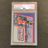 2006-07 Topps Own the Game #13 Brevin Knight Signed Card AUTO PSA Slabbed Bobcats
