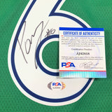 Kristaps Porzingis Signed Jersey PSA/DNA Dallas Mavericks Autographed