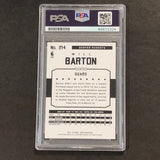 2015-16 NBA Hoops #214 Will Barton Signed Card AUTO PSA Slabbed Nuggets