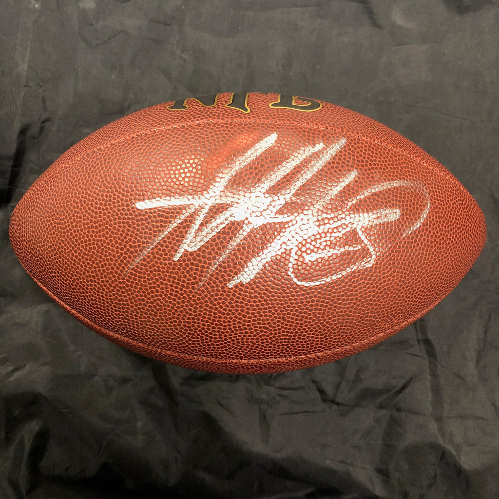 Adrian Peterson Signed Football PSA/DNA Detroit Lions Autographed