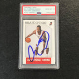 2015-16 NBA Hoops #25 Al-Farouq Aminu Signed Card AUTO 10 PSA Slabbed Trail Blazers