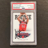 2012-13 PANINI Marquee #497 LAVOY ALLEN Signed Card AUTO PSA Slabbed 76ers