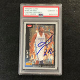 2008-09 Fleer Basketball #151 Nene Signed AUTO 10 PSA Slabbed Nuggets