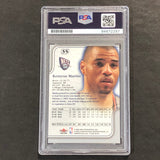 2003-04 Fleer Basketball #35 Kenyon Martin Signed Card AUTO PSA Slabbed New Jersey Nets